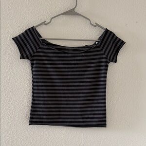 Brandy melville Bonnie striped top